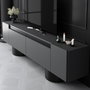 Hanah Home Bohem Soporte para TV Antracita y Negro